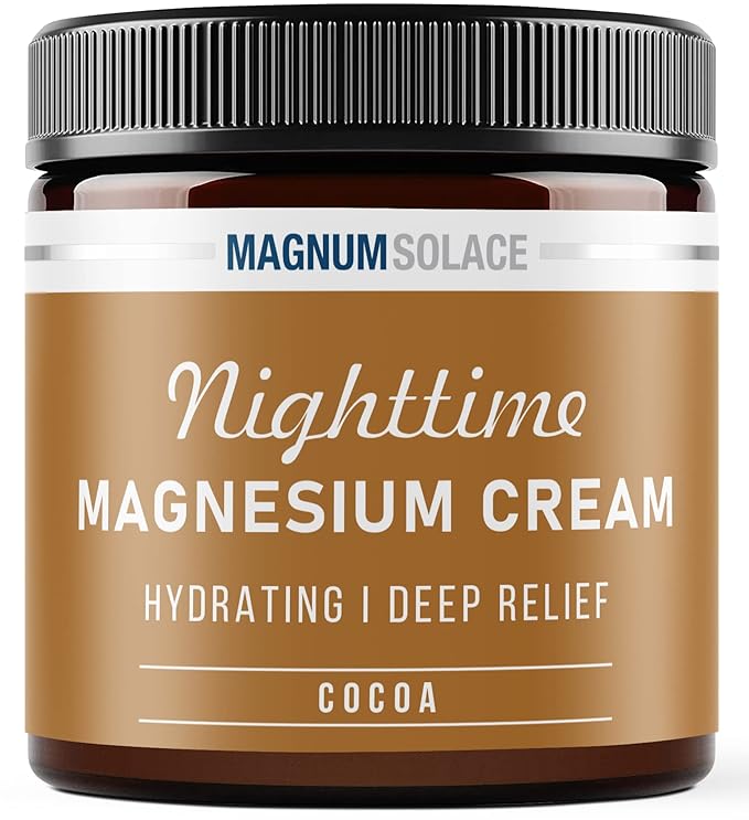 Nighttime Magnesium Cream and Magnesium Lotion - 2 Pack Bundle