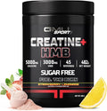 GMU SPORT Creatine 2.0 –Flavored Creatine + HMB Powder | 45 Servings |5g Creatine Monohydrate + 3g HMB + Piperine |Strength Recovery &amp Muscle Builder | Strawberry Lemonade Drink Mix for Men &amp