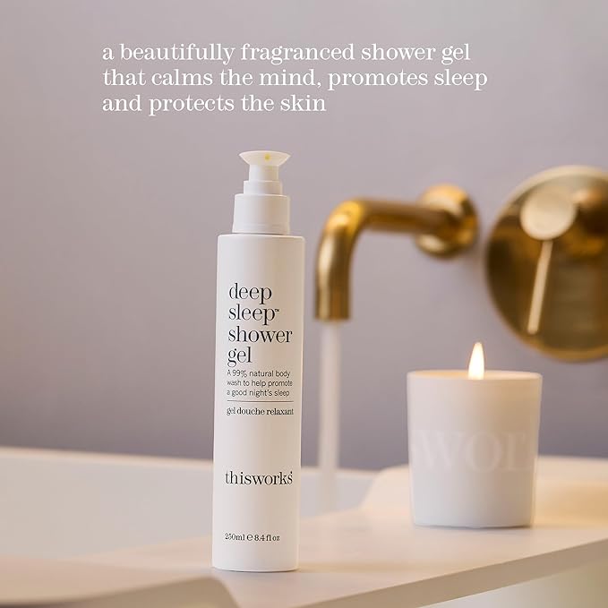 THISWORKS deep sleep shower gel: Calms the Mind and Protects the Skin 8.4 fl oz (250ml)