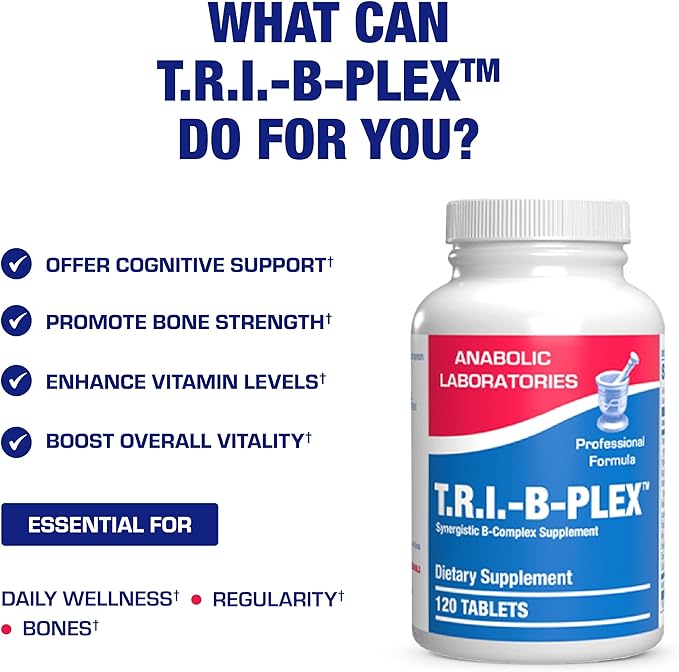Super B Complex Methylated &amp Time Released - Bio Active B Complex Vitamin Supplement with Choline Inositol &amp 8 B Vitamins for Nervous System and Energy Metabolism Support - 2 Month Supply