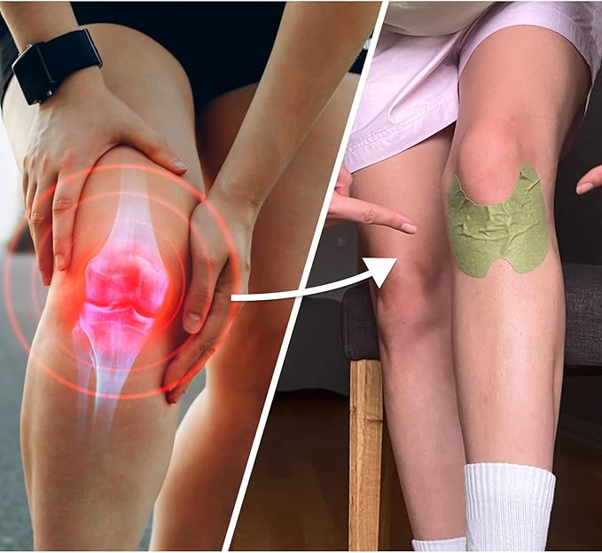 Wellnee &amp Wellamoon Wellness Pack: Herbal Knee Comfort Patches (10 Count) &amp Natural Sleep Support Patches (28 Count) – Joint &amp Muscle Comfort with Plant-Based Sleep Aid