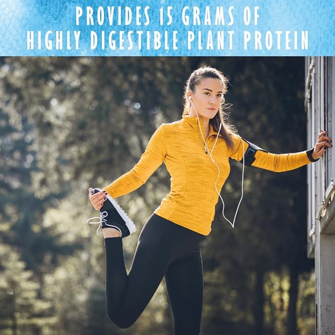 Garden of Life Organic Plant Protein Vanilla Flavor Protein Powder with Probiotics &amp Enzymes – Plant Based Powder Amino Acids Non-GMO Grain-Free Gluten-Free Vegan 10 Servings