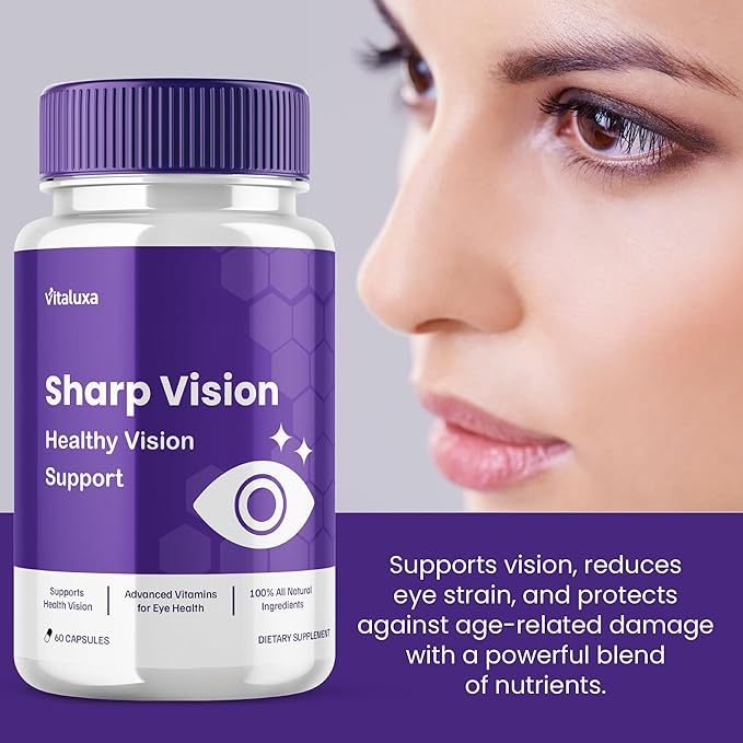 (3 Pack) Sharp Vision Capsules SharpVision Supplement Premium Advanced Maximum Strength Formula Sharpe Vision Healthy Eyes Support Natural Ingredients Vitamins Pills Sharper Vision Reviews (180 ct)
