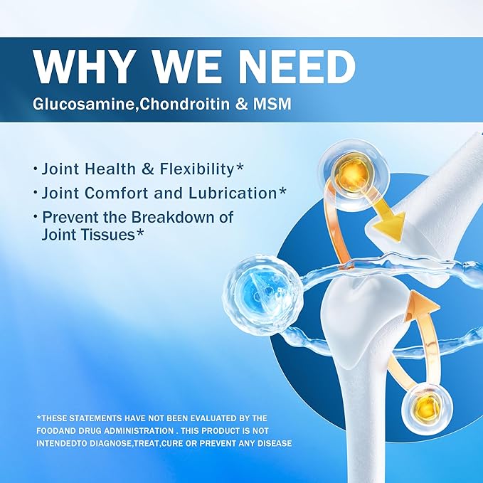 NYO3 Milk Thistle Liver Glucosamine 1500mg with Chondroitin MSM 2 Pack