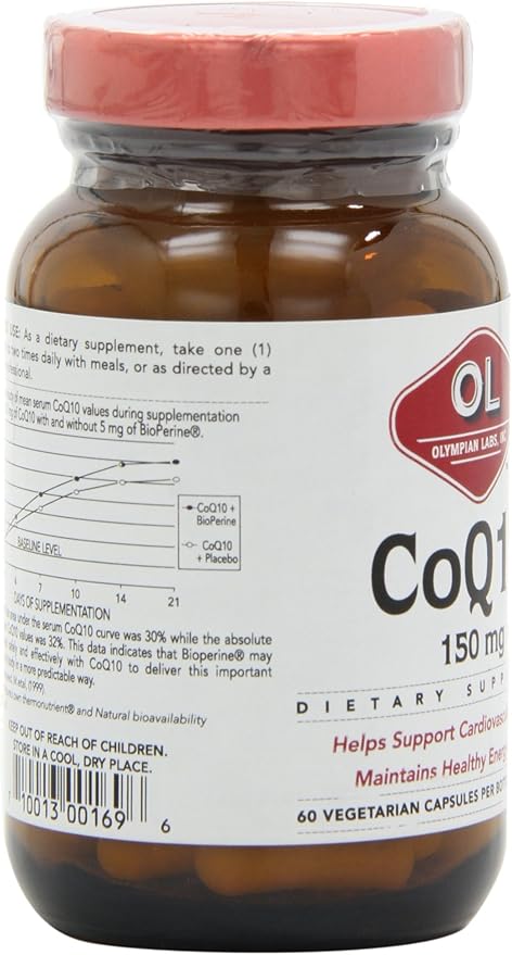 Olympian Labs Coq 150mg 60 Capsules (Packaging May Vary) (Pack of 2)