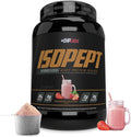 IsoPept Hydrolyzed Whey Protein Powder by EHPlabs - 100% Whey Protein Isolate &amp Hydrolysate 27g of Protein Non-GMO Gluten Free Fast Absorbing Easy Digesting 27 Serves (Strawberry Milkshake)