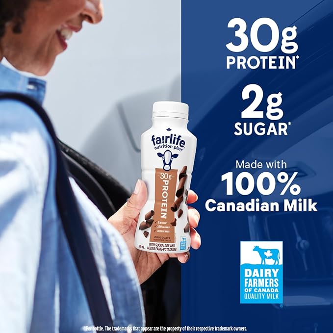 Ready to Drink Fairlife Protein Shakes | Nutrition Plan Protein Shake | Chocolate| Core Power Elite | Fair life Protein Shakes Variety Pack | 11.5 Fl Oz Pack of 4 | Every Order is Elegantly Packaged i