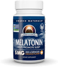 Source Naturals Sleep Science Melatonin Helps Promote Sleep* - 5 mg - 200 Orange Flavored Vegan Lozenges