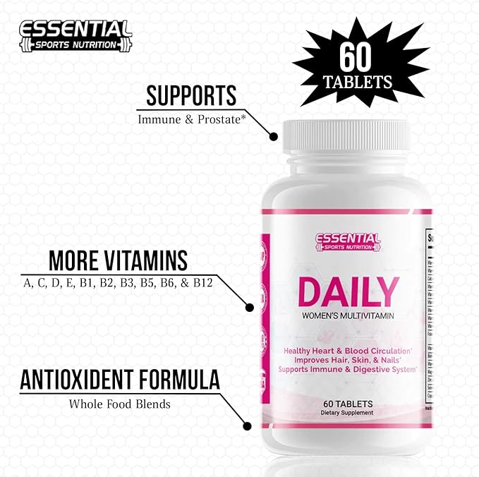Multivitamins for Women Supplement-Includes Biotin -Vitamin A- Energy and Immune Support to Improve Blood Circulation Skin Hair &amp Nails