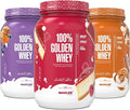Maxler 100% Golden Whey Raspberry Cheesecake Blueberry Muffin Cinnamon Bun Bundle