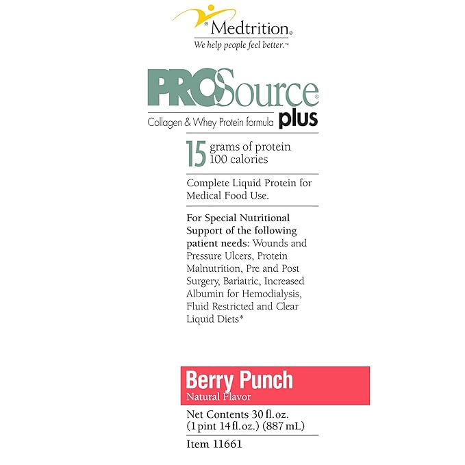 ProSource Plus Oral Supplement Berry Punch 30 oz Bottle