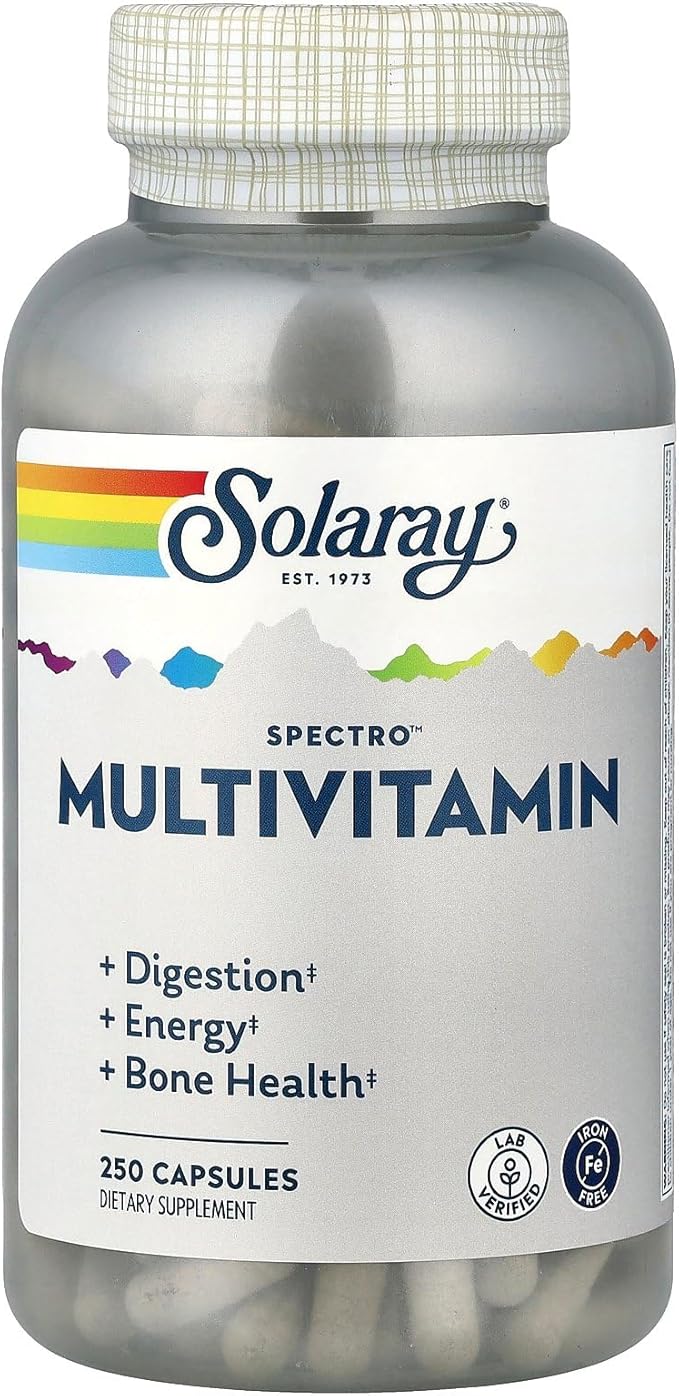 Solaray Spectro™ Multivitamin Iron Free 250 Capsules