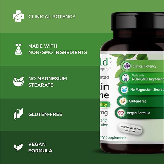 EMERALD LABS Quercetin Phytosome - Quercetin Complex for Immune Support - Vegan &amp Gluten-Free - 60 Vegetable Capsules