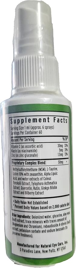 Dr. Grossman's Complete Eye Formula 2oz (Oral Spray)