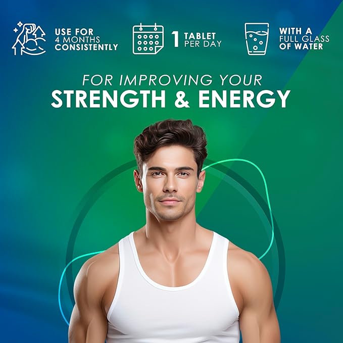 AMBROSIAL Men's Multivitamin Tablets for Men (Pack of 1-120 Tablets)