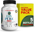 Liv Pure Max Extra Strength Liver Support Supplement 60 Veggie Capsules with Milk Thistle and Natural Ingredients (5)