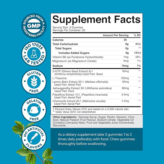 Bundle of Potent Vitamin B6 Gummies for Adults - Vitamin B Complex Supplements for Nervous System and Pure Calm and Relaxing Magnesium Supplement - Magnesium for Stress Support &amp Rest Ease for Adu