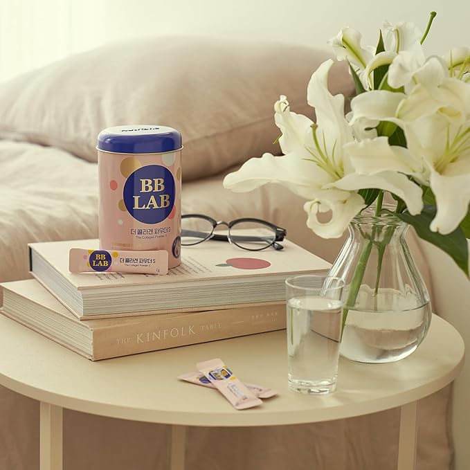 BB LAB Collagen Powder S Plus Halal Low Molecular Korean Collagen Powder Stick Supplement Marine Fish Collagen Peptides Vitamin C Glycine Fast Absorption Grapefruit Flavor