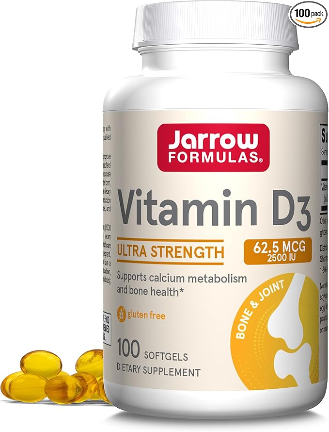 Jarrow Formulas MagMind Brain Health Capsules and Vitamin D3 Softgels - Brain Supplement for Memory Support and Bone Health - 90 Count and 100 Count