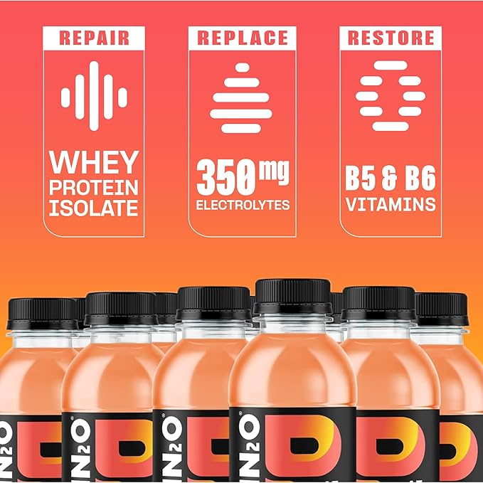 Protein2o 15g Whey Protein Infused WaterPeach Mango16.9 Oz Bottle(Pack of 24)