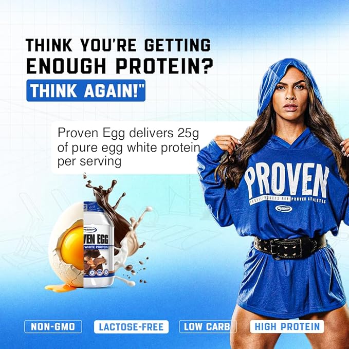 Gaspari Nutrition Proven Egg 100% Egg White Protein 25g Protein Keto Friendly Dairy and Lactose Free Soy Free (2 lbs Peanut Butter Cup)