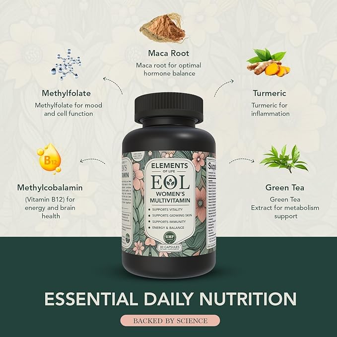 Men &amp Women’s Multivitamin Bundle – Daily Methylated Vitamins with Clean Organic Ingredients – Energy Vitality &amp Immune Support – 120 &amp 30 Capsules – Natural Wellness for Adults