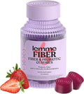 Lemme Fiber &amp Probiotic Gummies for Adults Promotes Regularity &amp Digestive Health No Sugar Added Strawberry Flavor 4g Prebiotic Fiber &amp Clinically Studied Probiotic Strains (60 Count)