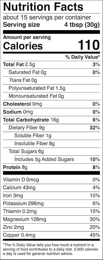 Manitoba Harvest Organic Hemp Pro Fiber Protein Powder Chocolate 16oz with 10g of Fiber &amp 8g Protein per Serving Preservative-Free