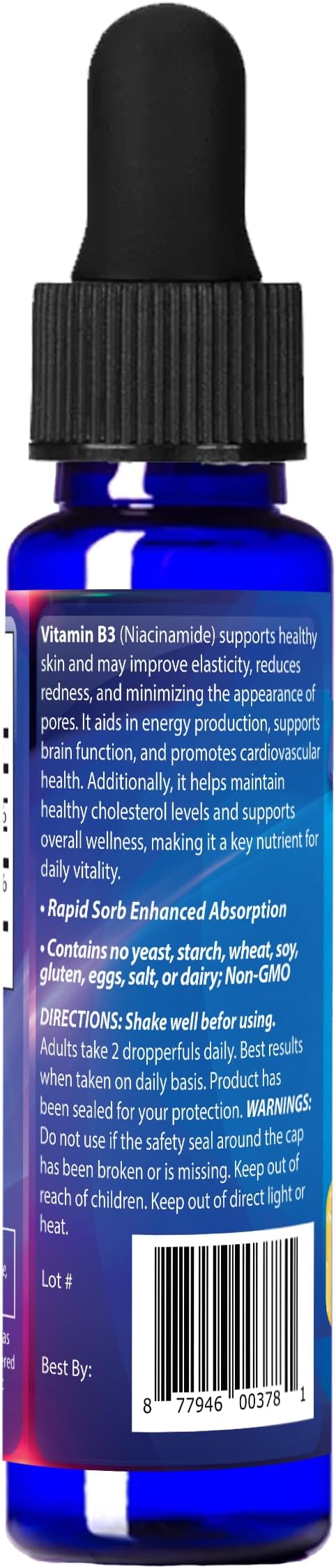 Dr's Advantage Vitamin B3 Dropper 2oz