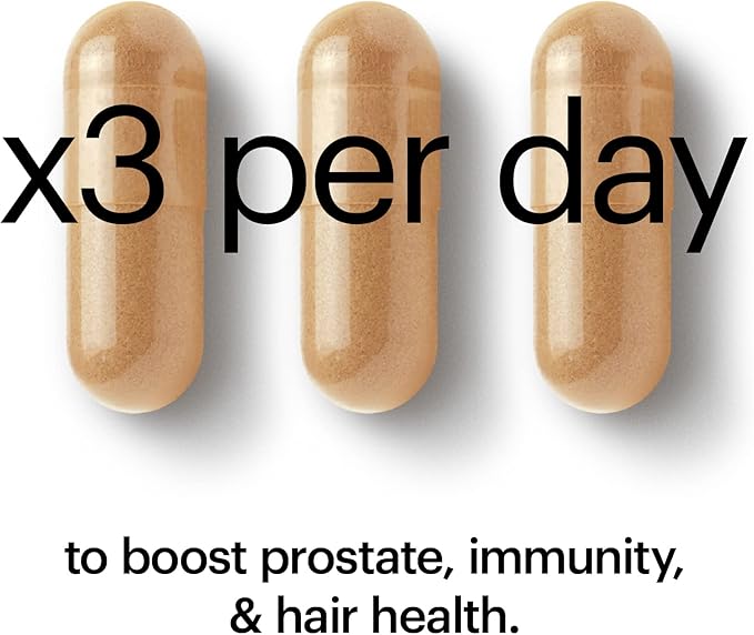 Wellthy His Daily Natural Multivitamin for Men Premium Prostate Support Supplement Support Hair Growth (30 Day)