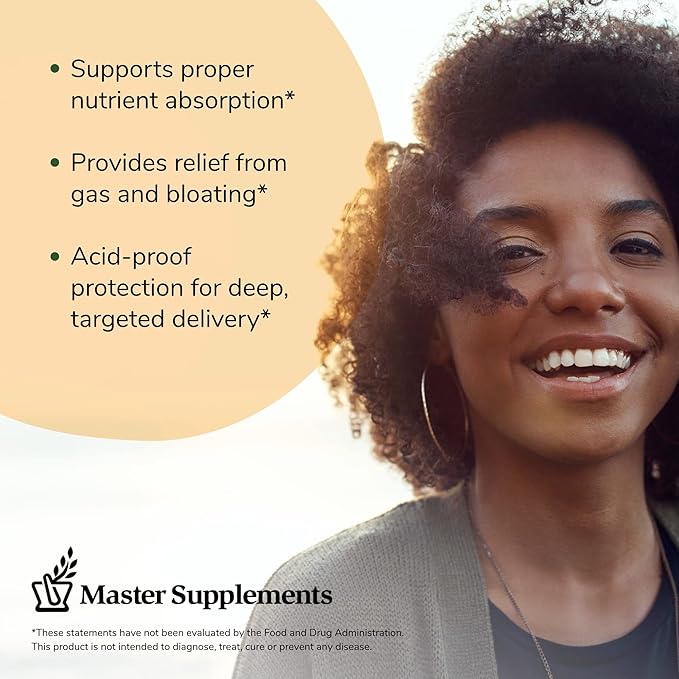 Master Supplements TruBifido - 30 Capsules - Powerful Probiotic for Colon Health &amp Energy - Immune Booster Supports Regularity - Gluten Free - 30 Servings