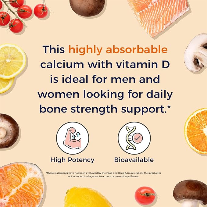 Vitalitown Probiotics &amp Calcium Bundle: 120 Billion CFU with Prebiotics &amp Enzymes for Digestive &amp Immune Support Plus High Absorption Calcium with D3 for Bone Strength