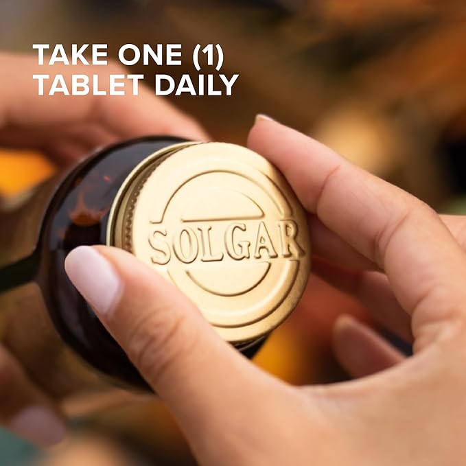Solgar Folate 1000 mcg - 120 Tablets - 1000 mcg Bio-Active Metafolin - Vegan Gluten Free Dairy Free Kosher - 120 Servings