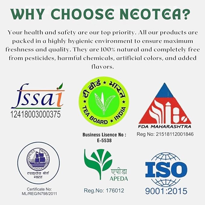 neotea Organic Ashwagandha Root Powder | 100% Pure Withania Somnifera Root | Herbal Supplement | Non-GMO Vegan Gluten-Free | Natural Energy &amp Vitality Support | No Additives (500 GM(17.63OZ))