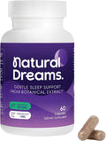 Univera 1mg Melatonin Natural Dreams Botanical &amp Herbal Ingredients Support Sleep Quality Refresh Morning 250mg Maizinol Sleep Aid (60 Capsules 30 Day Supply)
