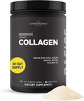 Livingood Daily Unflavored Collagen Powder for Women &amp Men Hydrolyzed Collagen Peptides Powder with Vitamin C Protein with 20 Amino Acids Type I &amp III Grass Fed Keto Paleo Gluten Free