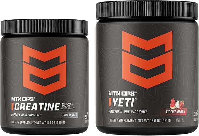MTN OPS Creatine + Yeti Tiger's Blood Bundle