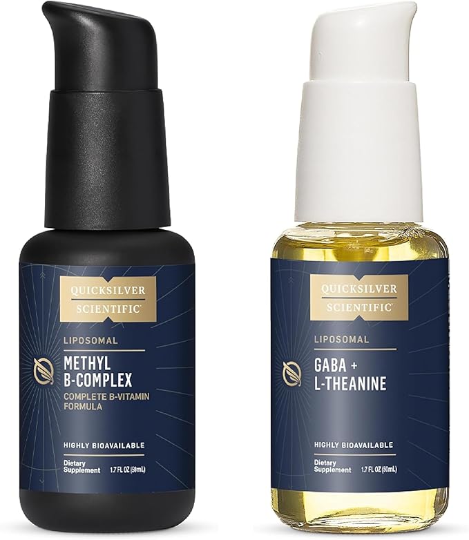Quicksilver Scientific Methyl B Complex Liposomal GABA + L Theanine Bundle