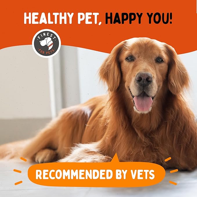 Liquid Glucosamine for Dogs with Chondroitin MSM &amp Hyaluronic Acid (16oz). Hip &amp Joint Supplement Supports Better Mobility &amp Promotes New Cartilage. Eases Joint Stiffness. Rejenease Made