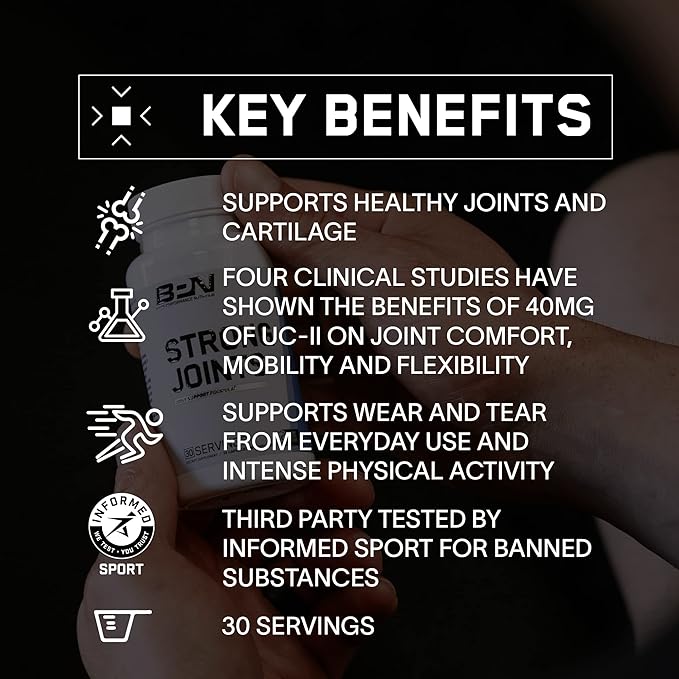 BARE PERFORMANCE NUTRITION BPN Vegan Oatmeal Cookie Protein + Strong Joints Bundle