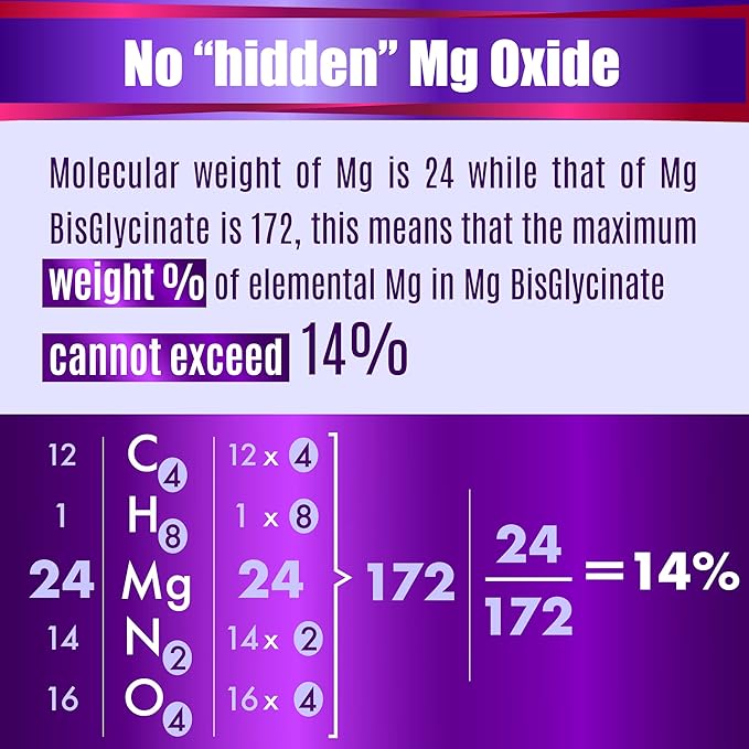 Magnesium Glycinate with Vitamin B6 Research Proven to Enhance Absorption 1350mg Fully Chelated - Supports Sleep Stress Relief Energy Muscle Cramps - Gluten Free NonGMO 180 Vegan Capsules