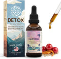 HerbEra California Herbal Detox Blend - USDA Organic Extract Made in USA | Immune &amp Liver Support Liquid Drops | Burdock Dandelion Root Eleuthero Milk Thistle Schisandra | 2 fl oz