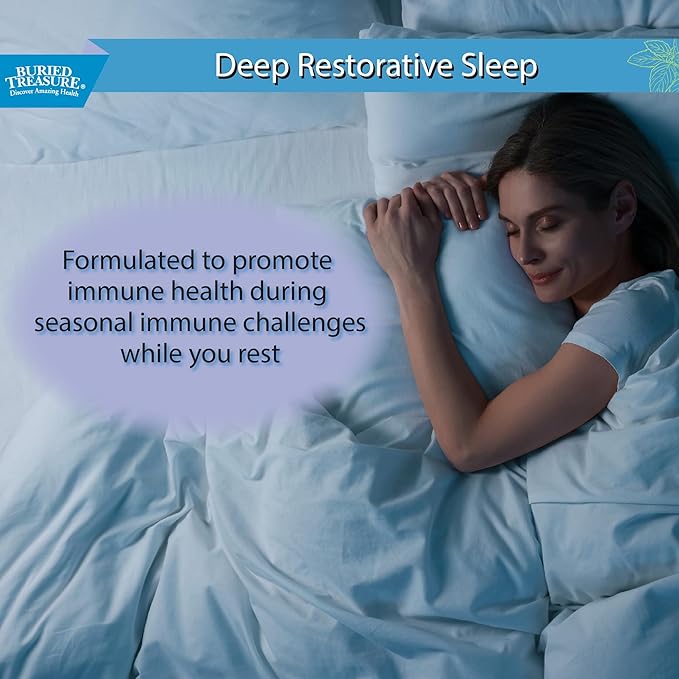 Buried Treasure ACF PM - 16 oz 16 Servings Nighttime Immune Support with Chamomile Vitamin C Echinacea Herbal Extracts Essential Nutrients