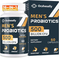 Probiotics for Men 500 Billion CFUs &amp 12 Strains Mens probiotic with Turmeric Cranberry Goji - Probiotics for Digestive Health Gut Immune &amp Bloating Prostate &amp Urinary Tract Health