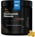 Liposomal NAD+ Supplement &amp NMN Alternative | Nicotinamide Riboside (NR) 1258 mg with Resveratrol Quercetin Pterostilbene &amp CoQ10-12-Nutrient High-Absorption Cellular Energy &amp Healthy Ag