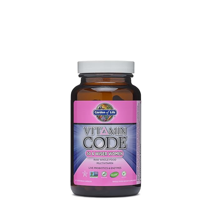 Vitamin Code 50 &amp Wiser Women Formula 120 VegiCapsules