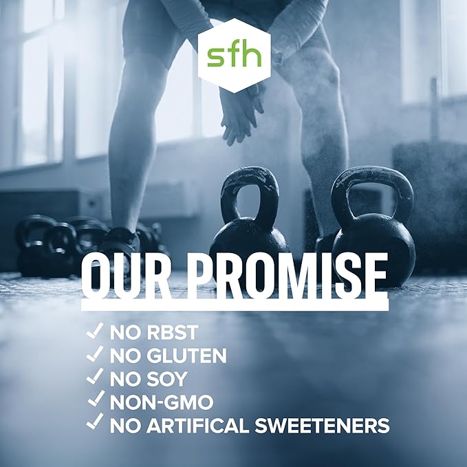 SFH Pure Whey Protein Powder (Vanilla) Best Tastin Grass Fed Whey | All Natural | Non-GMO No Artificials Soy Free Gluten Free | (Vanilla 31.9 Ounce (Pack of 1)