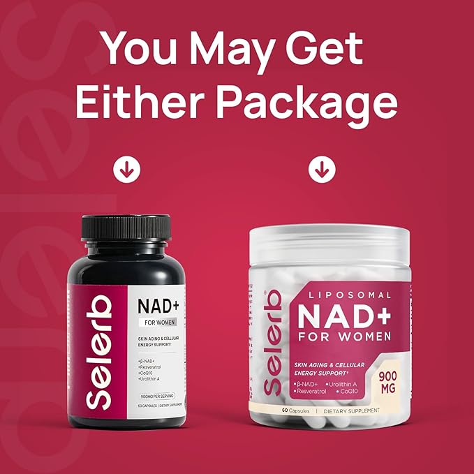 NAD+ Supplement for Women - NMN Alternative with β-NAD+ Trans-Resveratrol CoQ10 D-Ribose - Promotes Cellular Renewal Energy and Radiant Skin Health - 60 Capsules Advanced