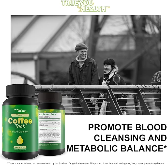 Green Coffee Trick Detox Cleanse - Green Coffee Bean Extract Turmeric Green Tea Extract Garcinia Cambogia Extract &amp More - Supercharge Your Gut with This Herbal Colon Cleanse &amp Meta Balance