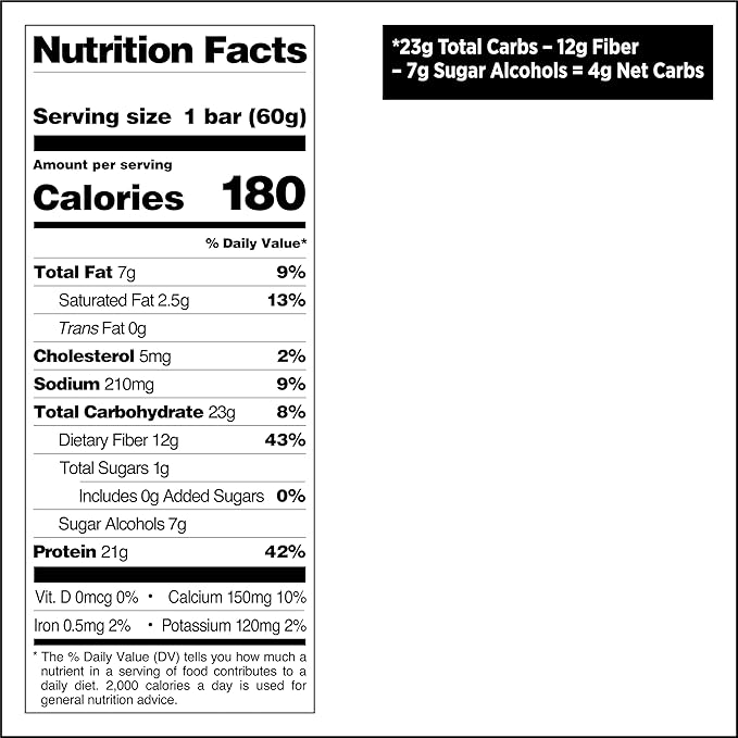 Quest Nutrition S'Mores Protein Bars 21g Protein 1g Sugar 4g Net Carb Gluten Free Keto Friendly 12 Count